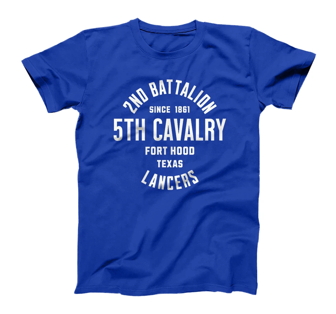 Womens 2nd Battalion 5th Cavalry Fort Hood Texas Military Veteran T-Shirt