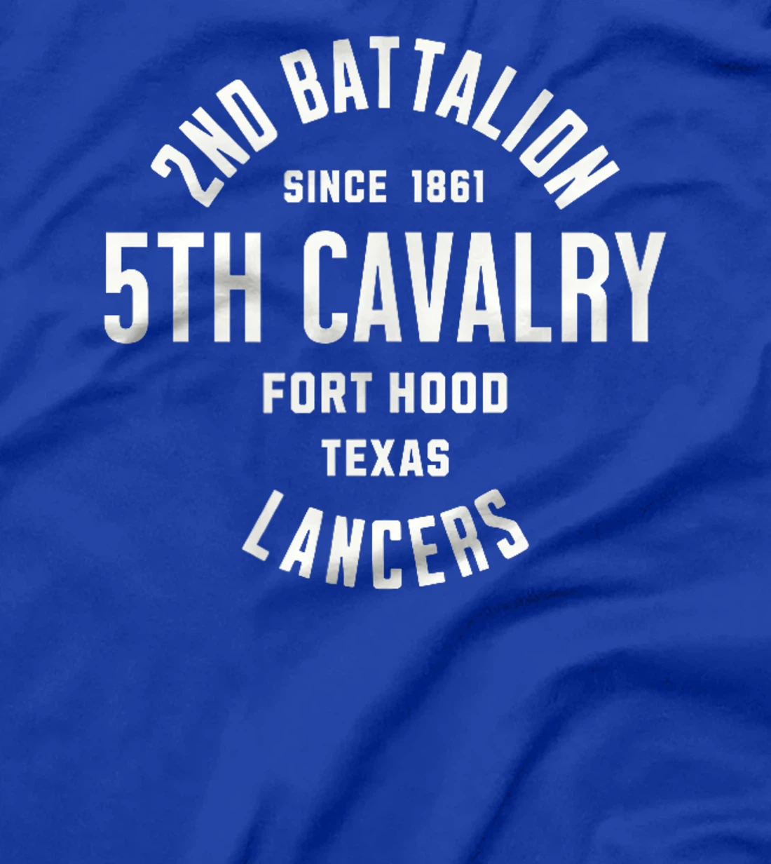 Womens 2nd Battalion 5th Cavalry Fort Hood Texas Military Veteran T-Shirt