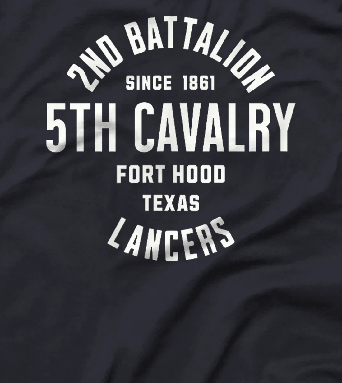 Womens 2nd Battalion 5th Cavalry Fort Hood Texas Military Veteran T-Shirt
