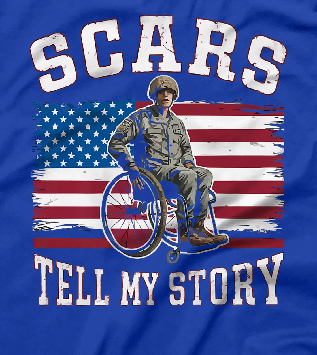 Disabled Veteran Handicap Military Soldier Veterans Day Premium T-Shirt