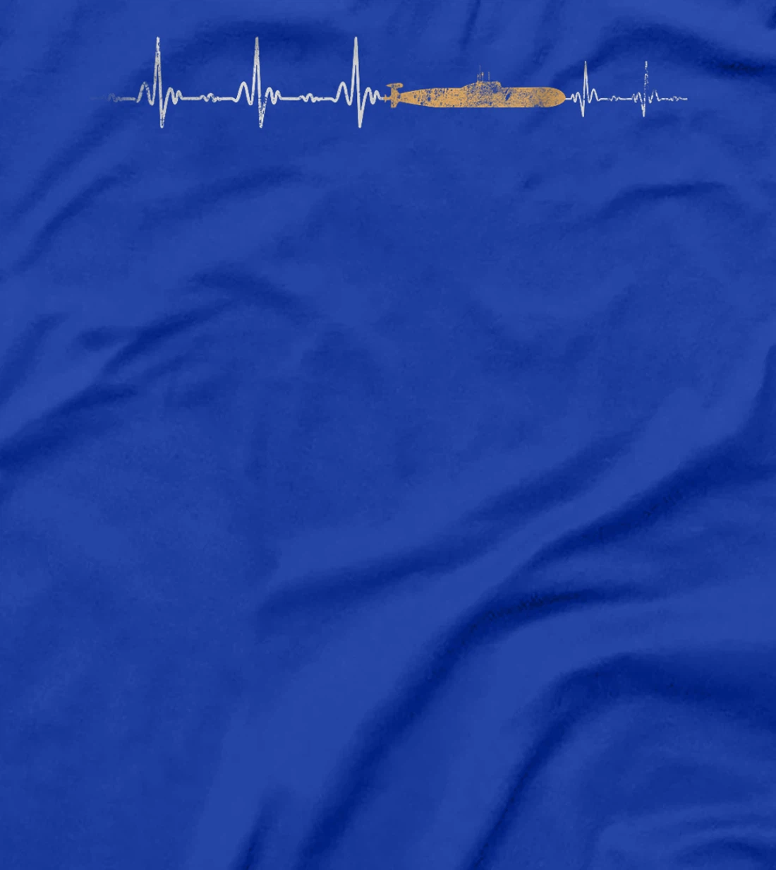 Military Submarine Heart Beat Veteran Patriotic Veterans Day T-Shirt