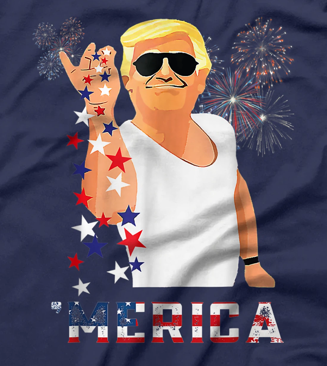 Funny Trump Salt Merica Freedom 4th of July Gifts T-Shirt