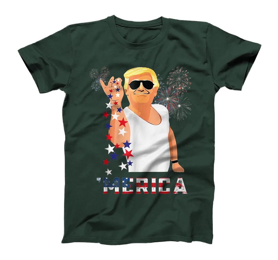 Funny Trump Salt Merica Freedom 4th of July Gifts T-Shirt
