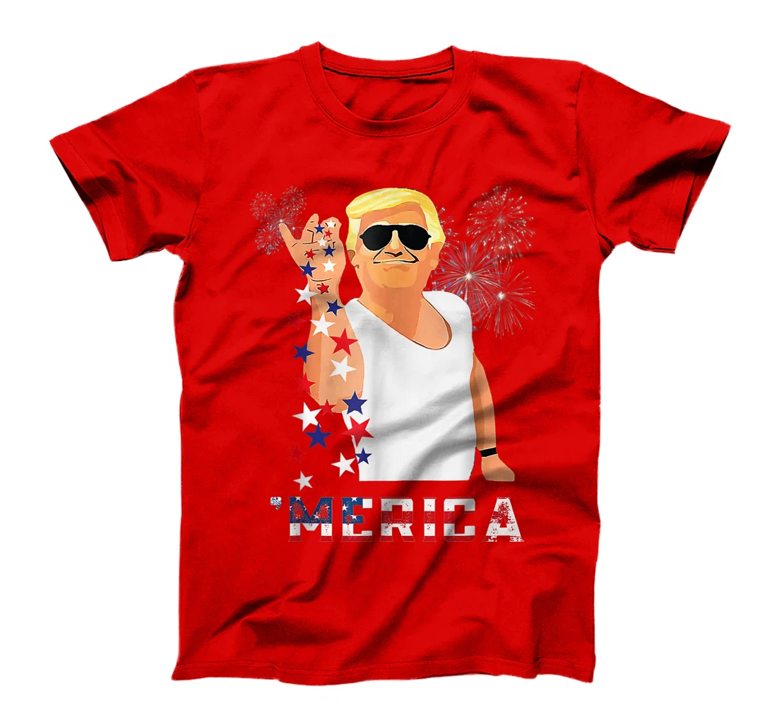 Funny Trump Salt Merica Freedom 4th of July Gifts T-Shirt
