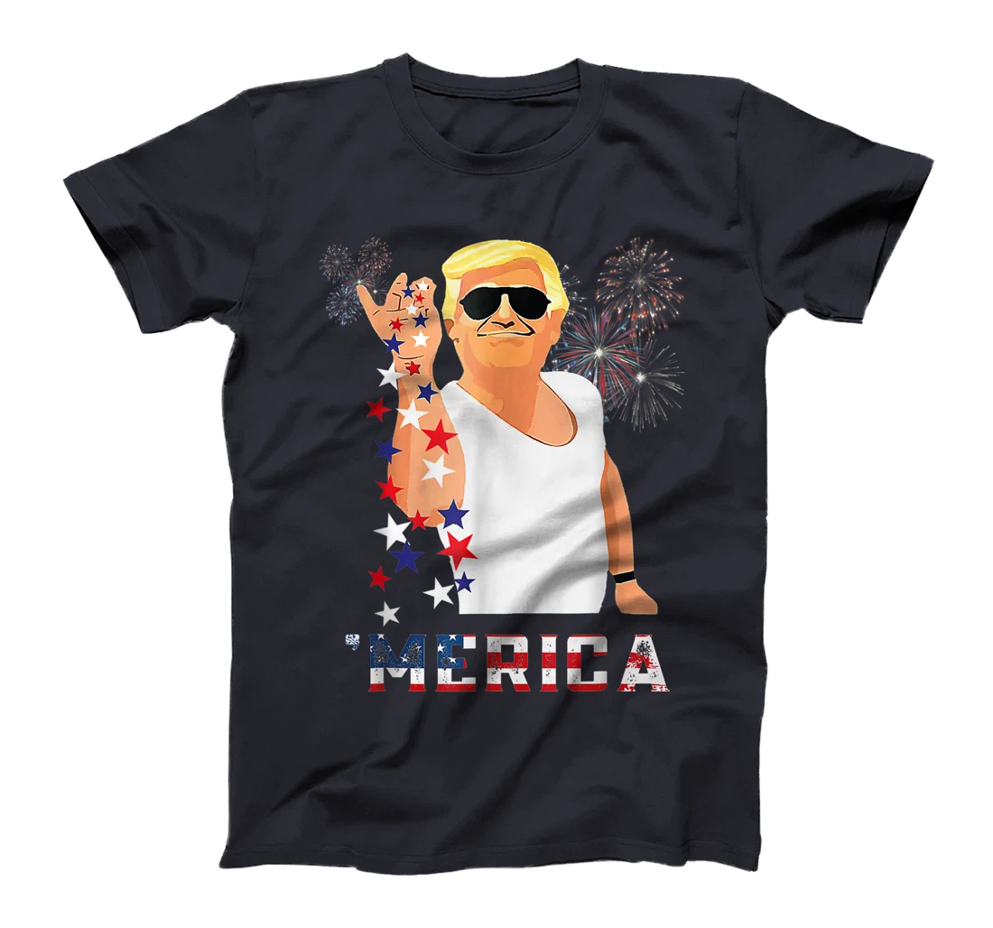 Funny Trump Salt Merica Freedom 4th of July Gifts T-Shirt