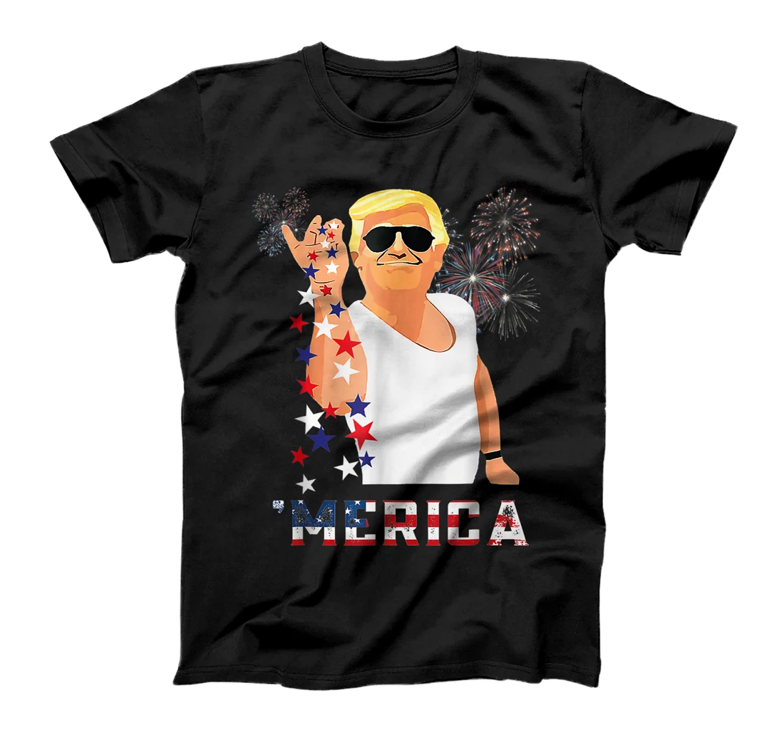 Funny Trump Salt Merica Freedom 4th of July Gifts T-Shirt