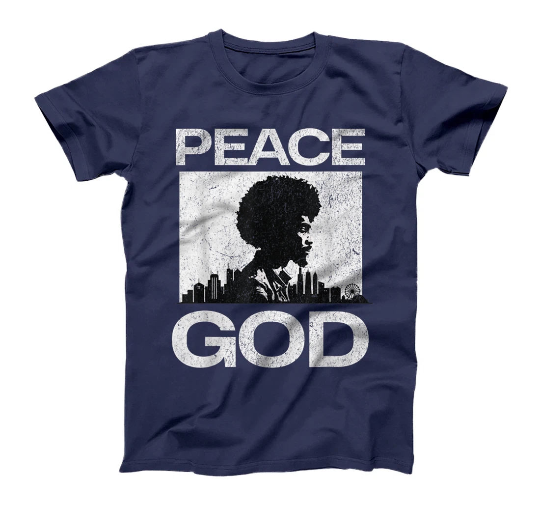 Peace God - 5 Percent Allah 7 Gods Earths Moorish T-Shirt
