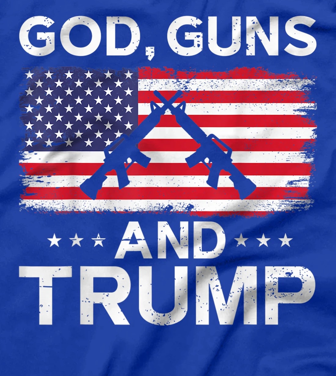 2024 President Donald Trump Tee God Guns And Trump T-Shirt