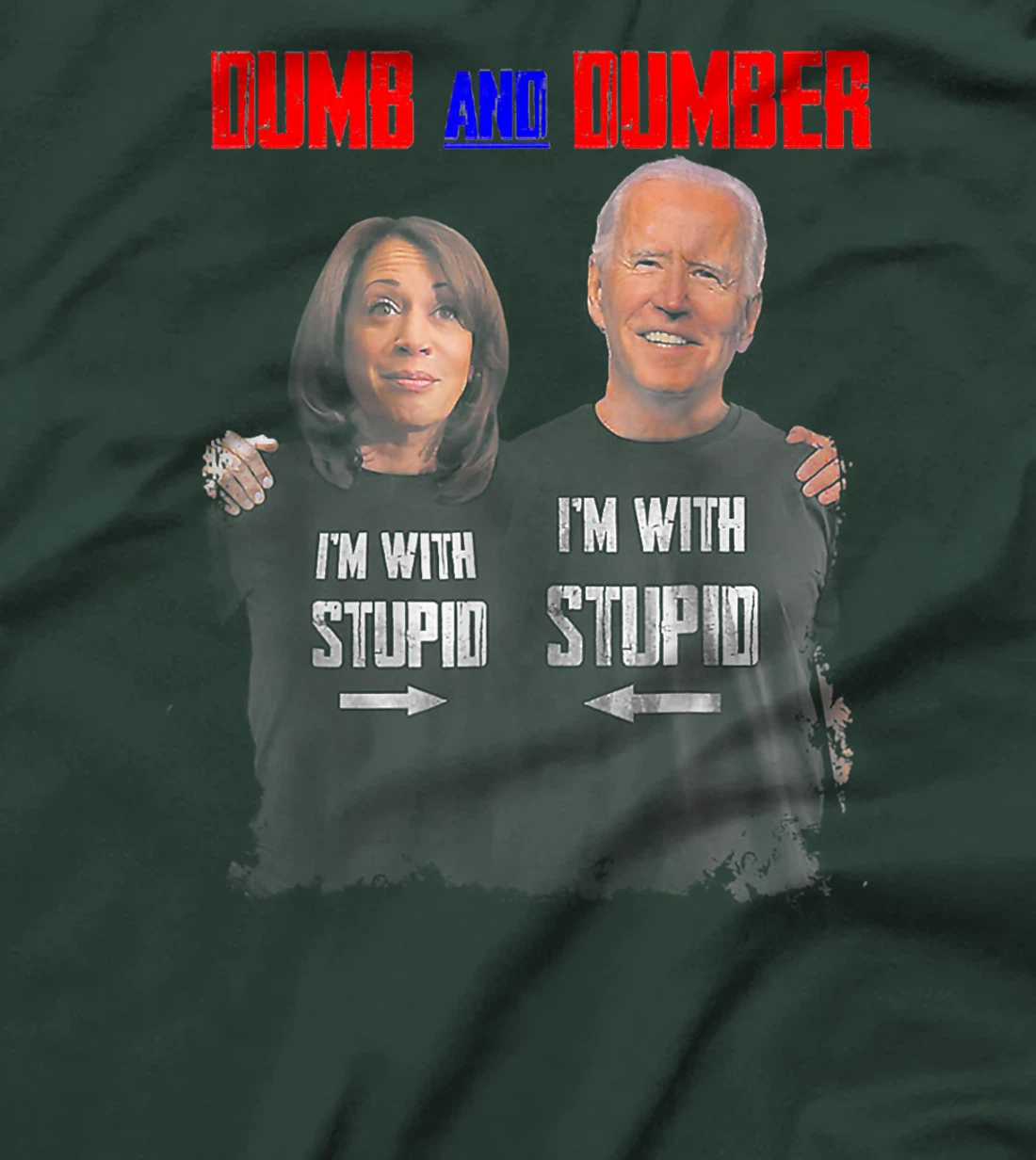 Dumb And Dumber Haris and Biden Vote For Trump 2024 T-Shirt