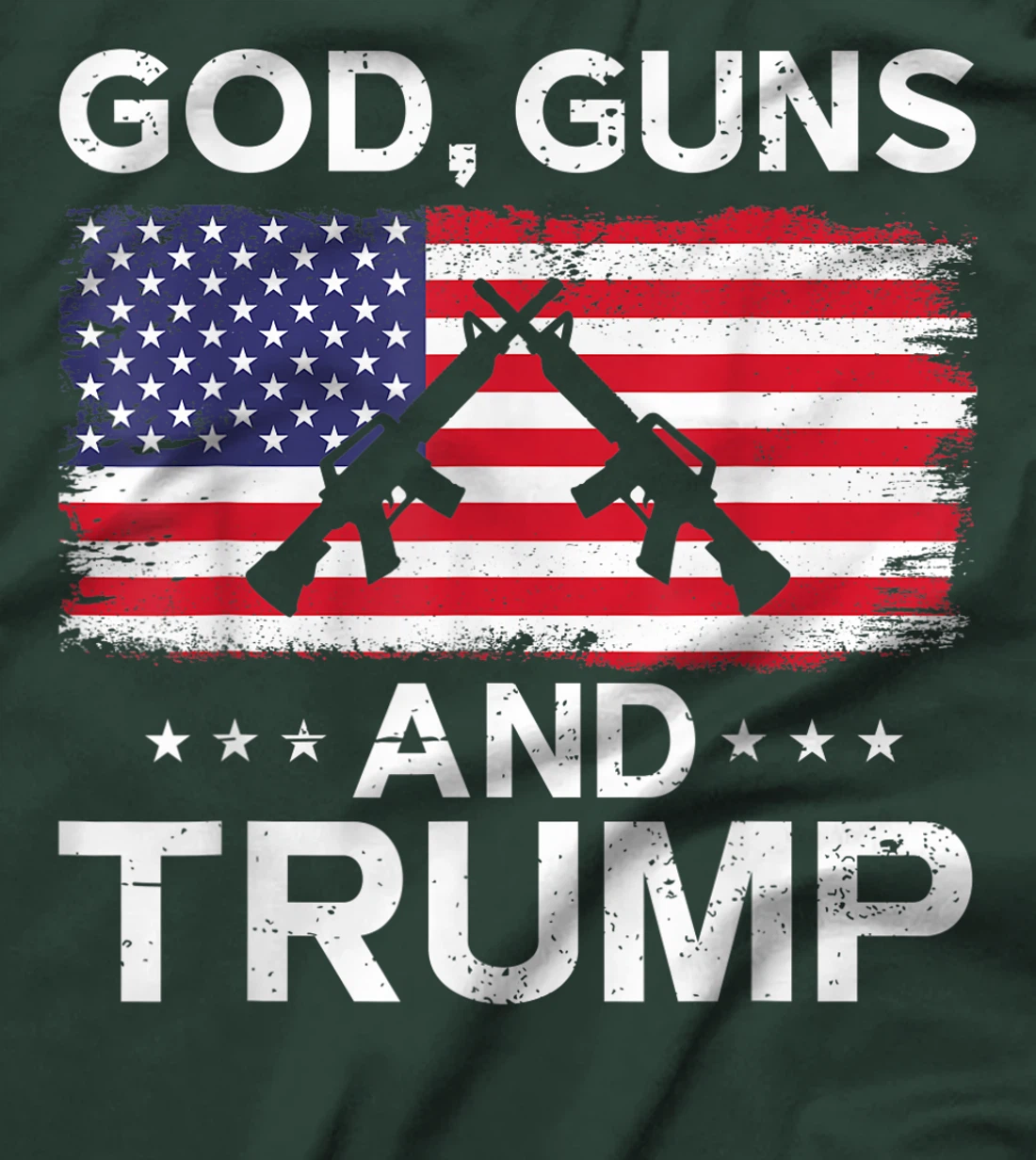 2024 President Donald Trump Tee God Guns And Trump T-Shirt