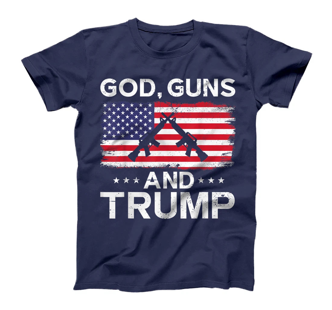 2024 President Donald Trump Tee God Guns And Trump T-Shirt
