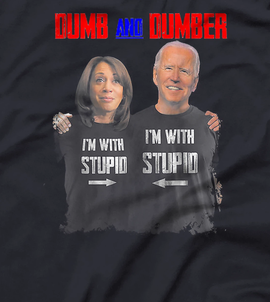 Dumb And Dumber Haris and Biden Vote For Trump 2024 T-Shirt