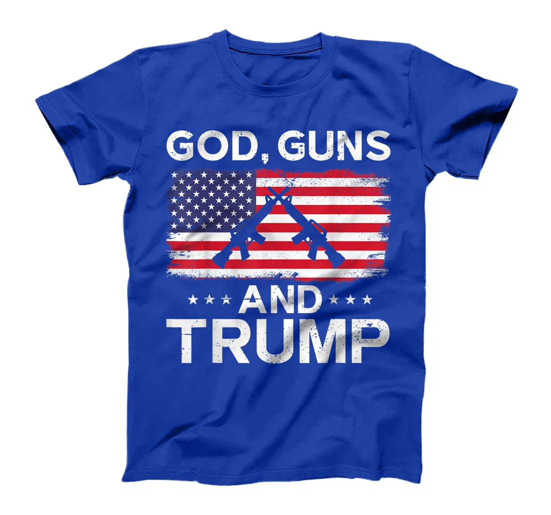 2024 President Donald Trump Tee God Guns And Trump T-Shirt