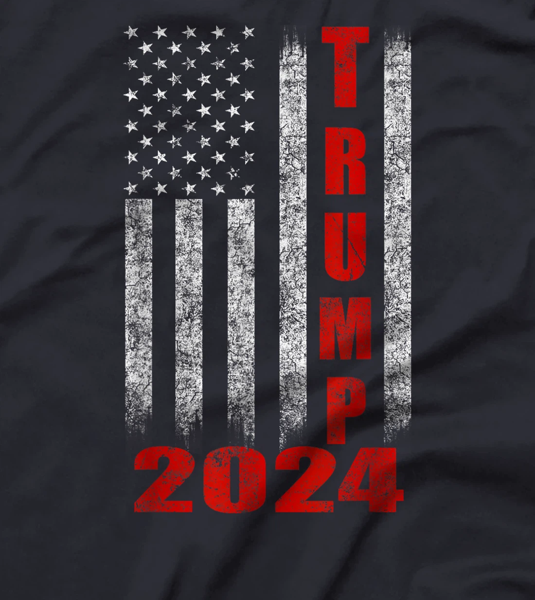 American Flag Design Trump 2024 T-Shirt