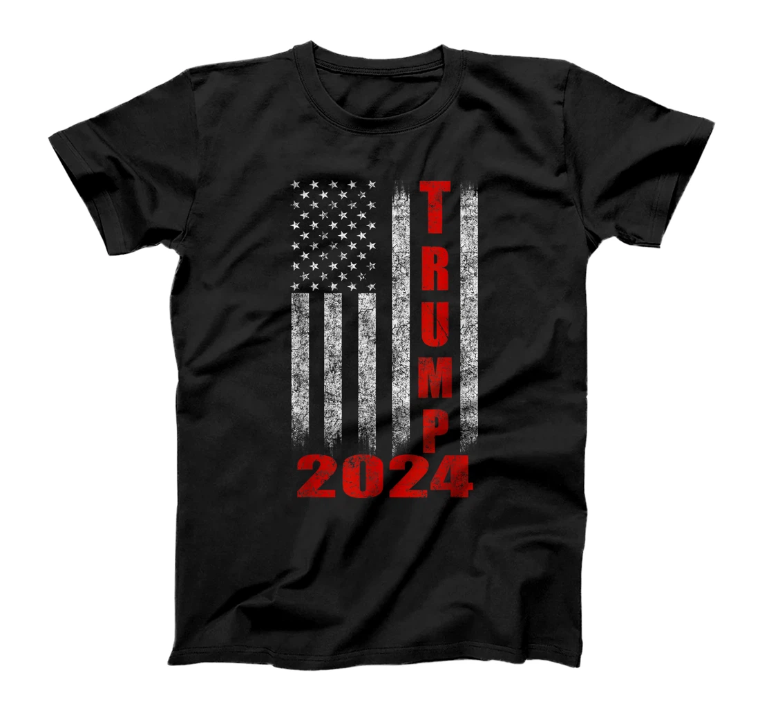 American Flag Design Trump 2024 T-Shirt