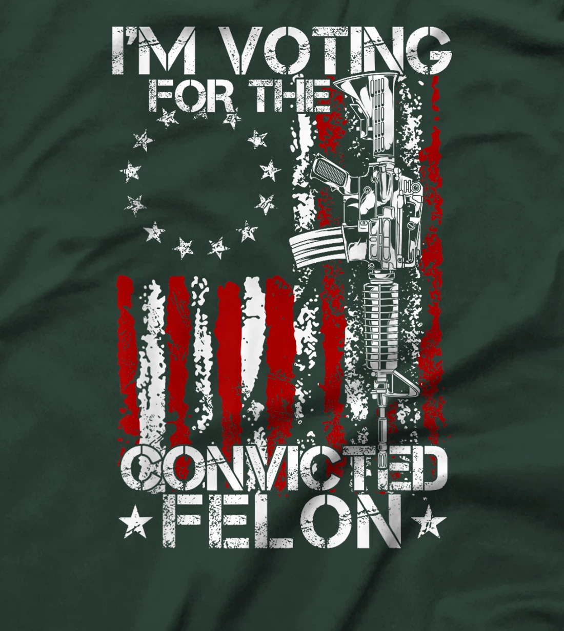 Trump 2024 Convicted Felon - I'm Voting Convicted Felon 2024 T-Shirt
