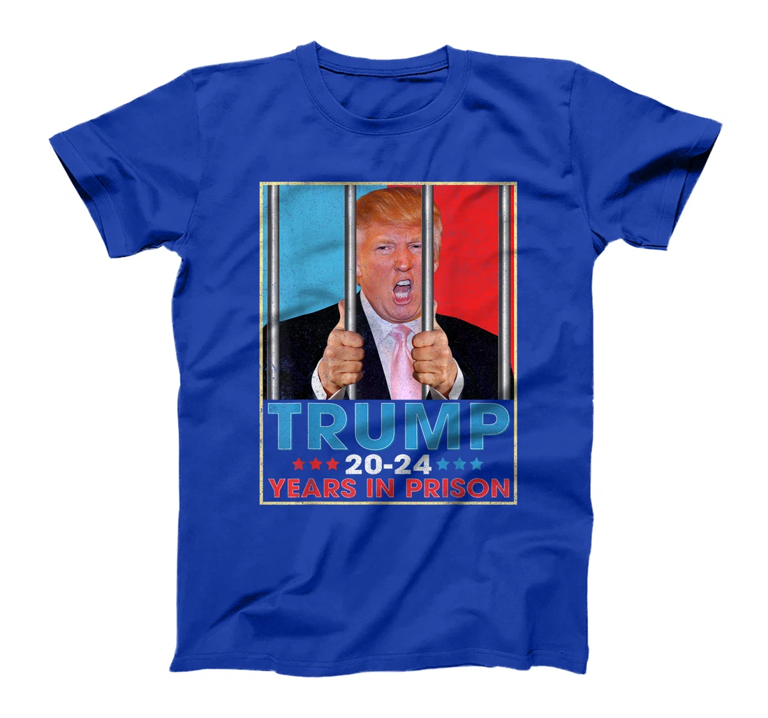 Retro Vintage Trump 20-24 Years in Prison Funny Anti-Trump T-Shirt