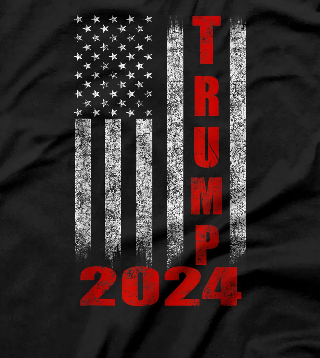 American Flag Design Trump 2024 T-Shirt