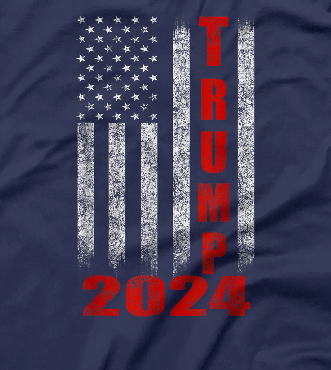 American Flag Design Trump 2024 T-Shirt