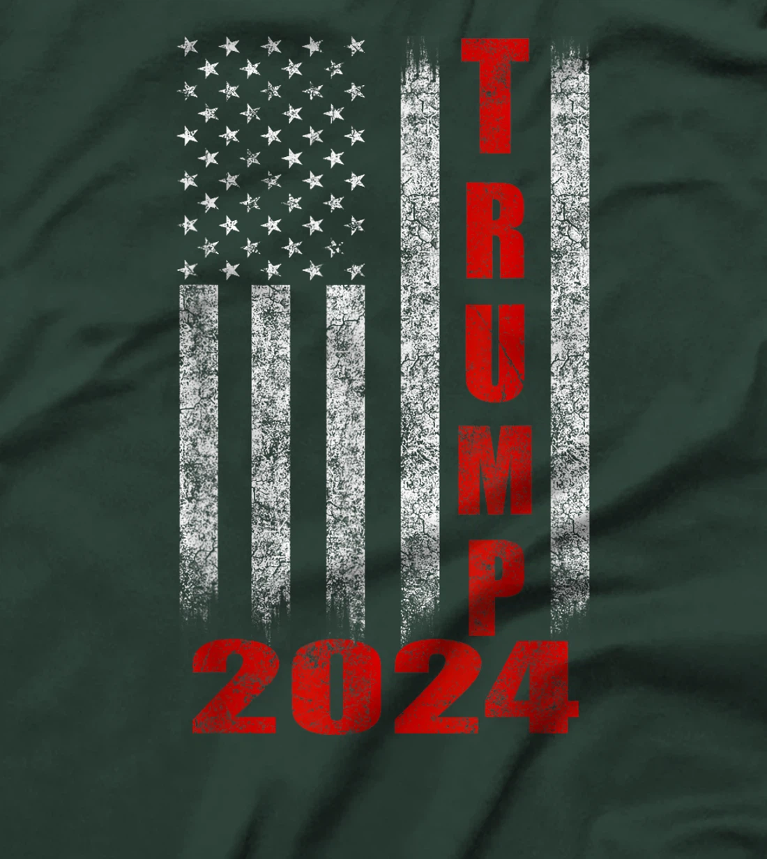 American Flag Design Trump 2024 T-Shirt