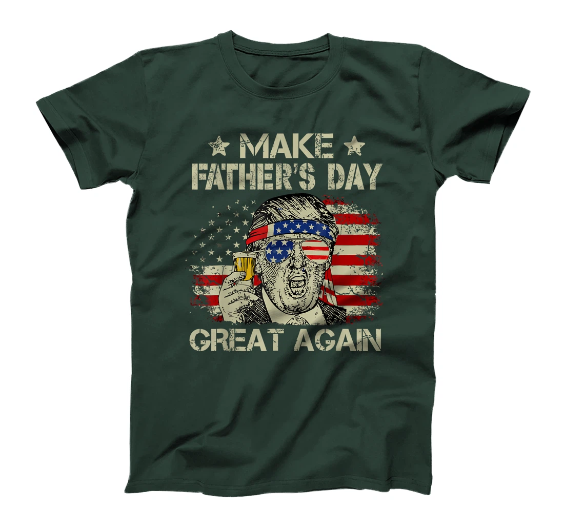 Make Father's Day Great Again Dad ltsp Funny Donald Trump T-Shirt