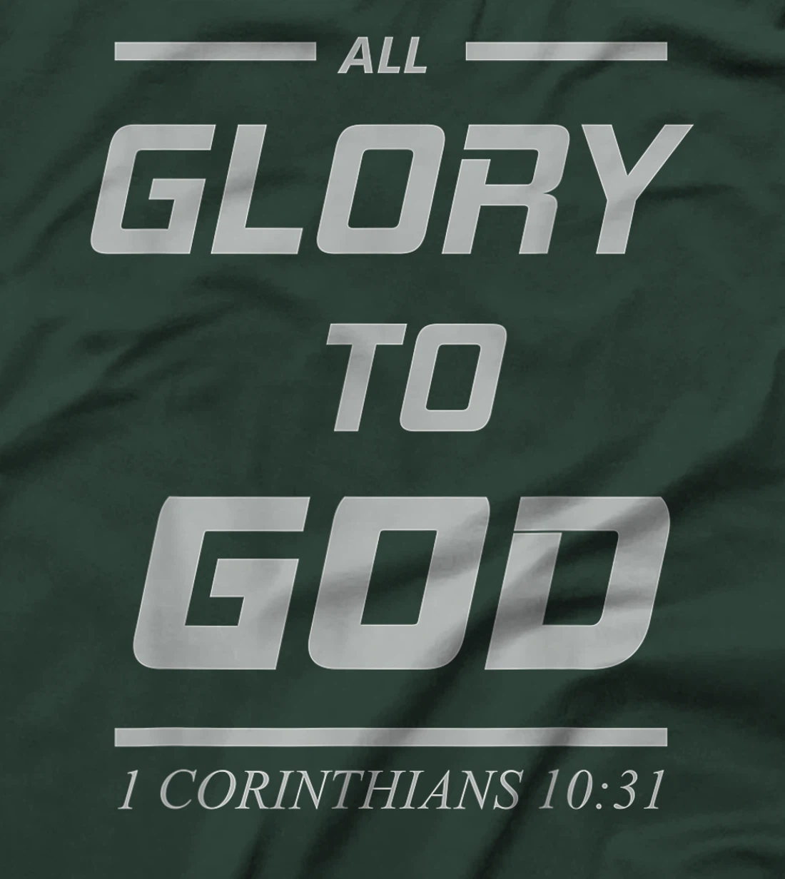 All Glory to God Christian T-Shirt