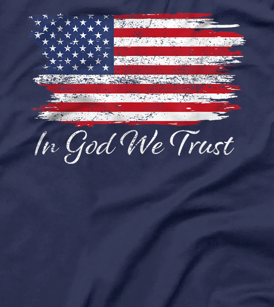 In God We Trust US Flag Patriotic T-Shirt