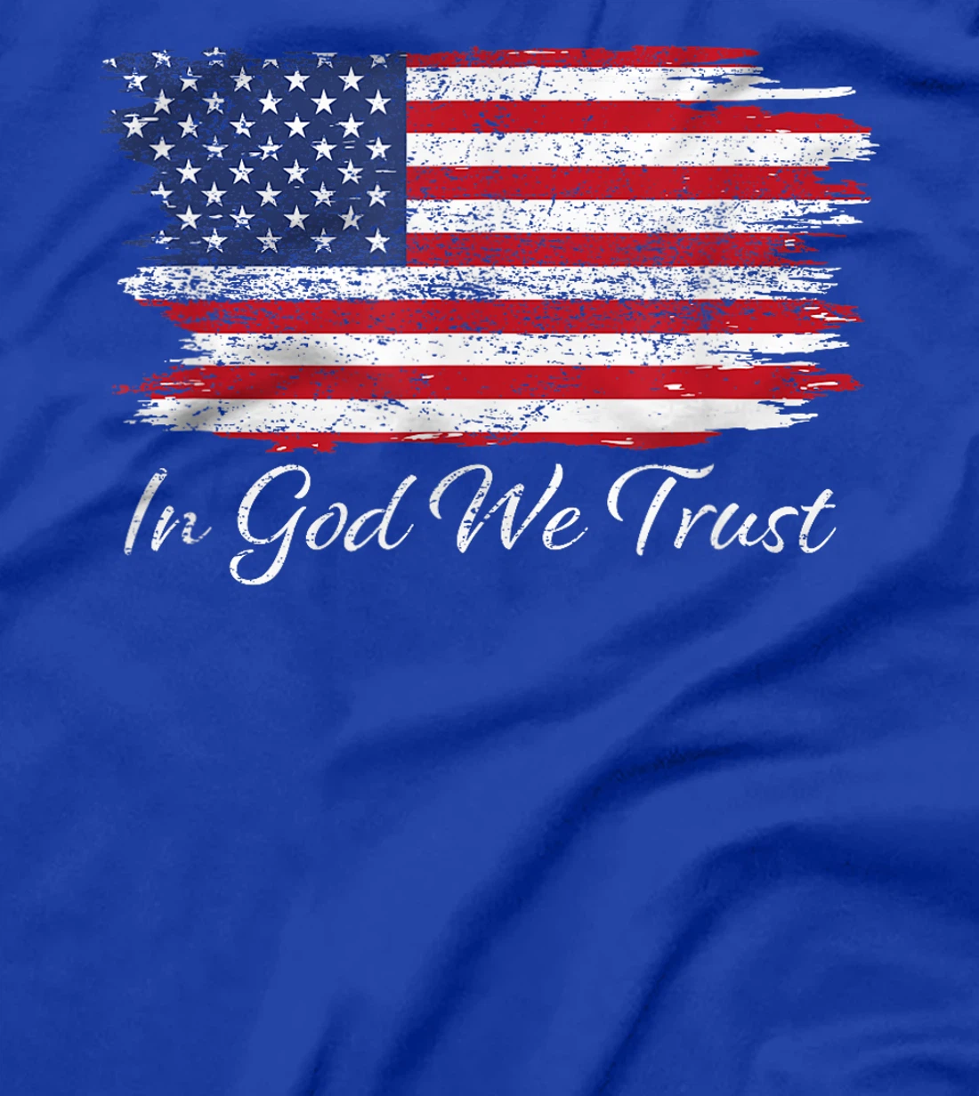 In God We Trust US Flag Patriotic T-Shirt