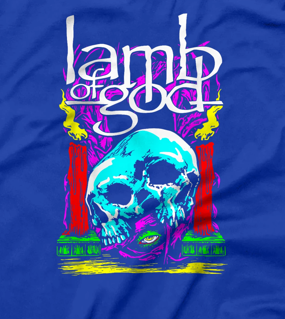 Lamb of God – Candle Skull T-Shirt