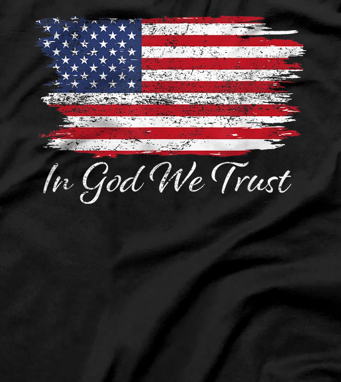 In God We Trust US Flag Patriotic T-Shirt