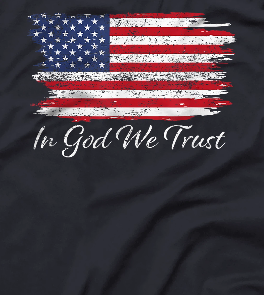 In God We Trust US Flag Patriotic T-Shirt