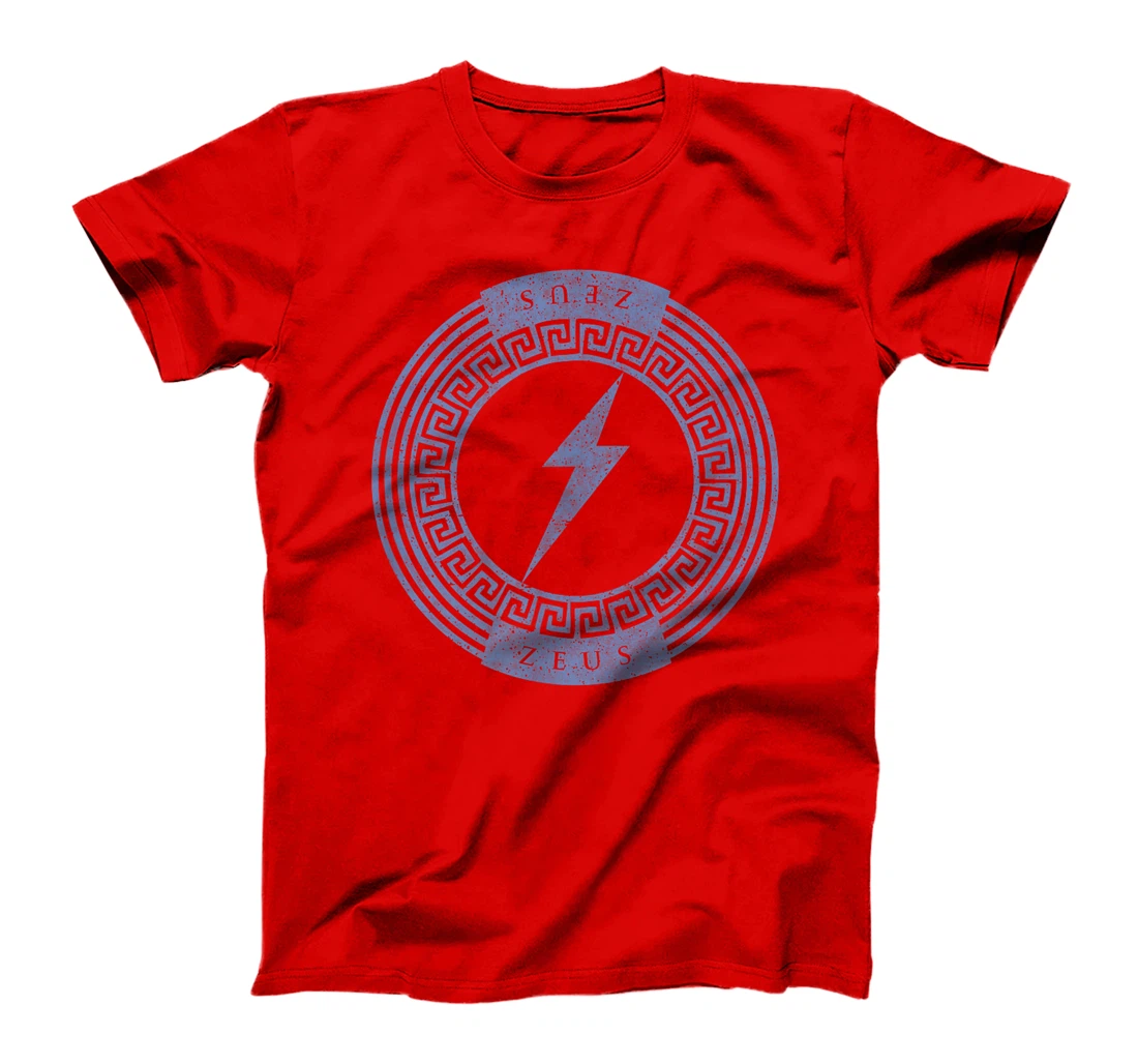 Greek God Zeus Lightning Bolt Symbol Mythology T-Shirt