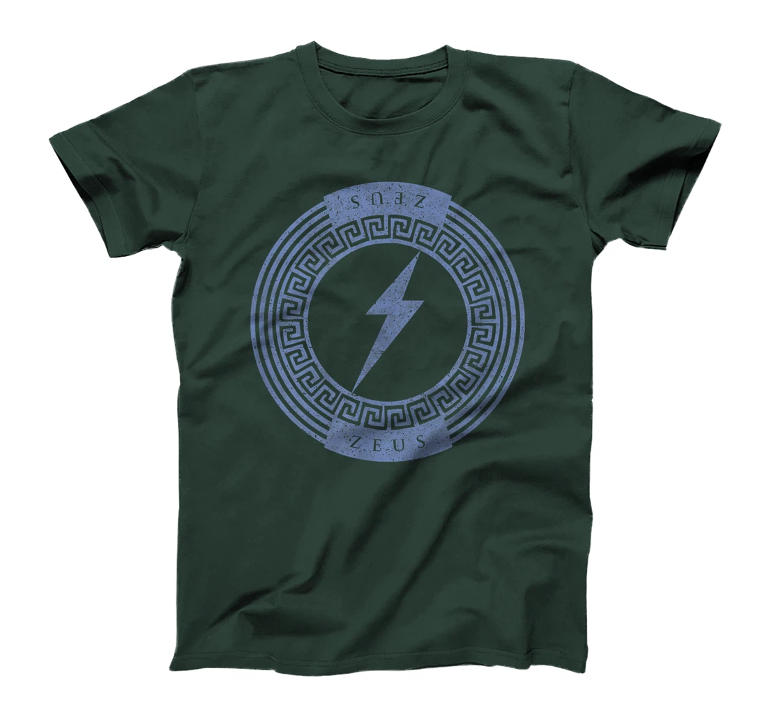 Greek God Zeus Lightning Bolt Symbol Mythology T-Shirt