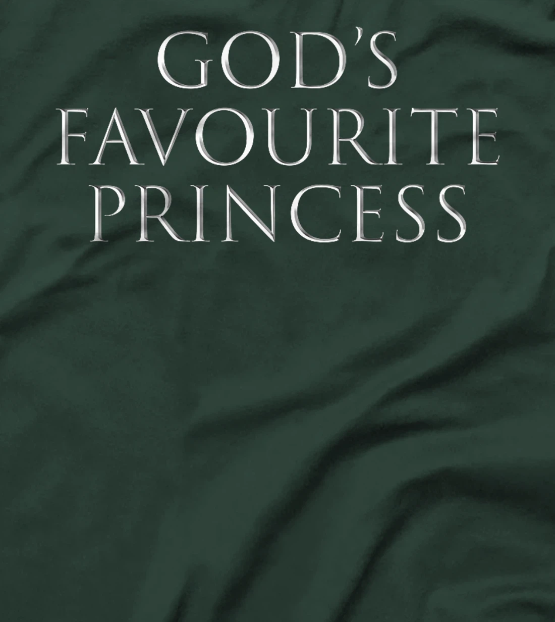 God's Favourite Princess God's Favorite Princess Funny Premium T-Shirt