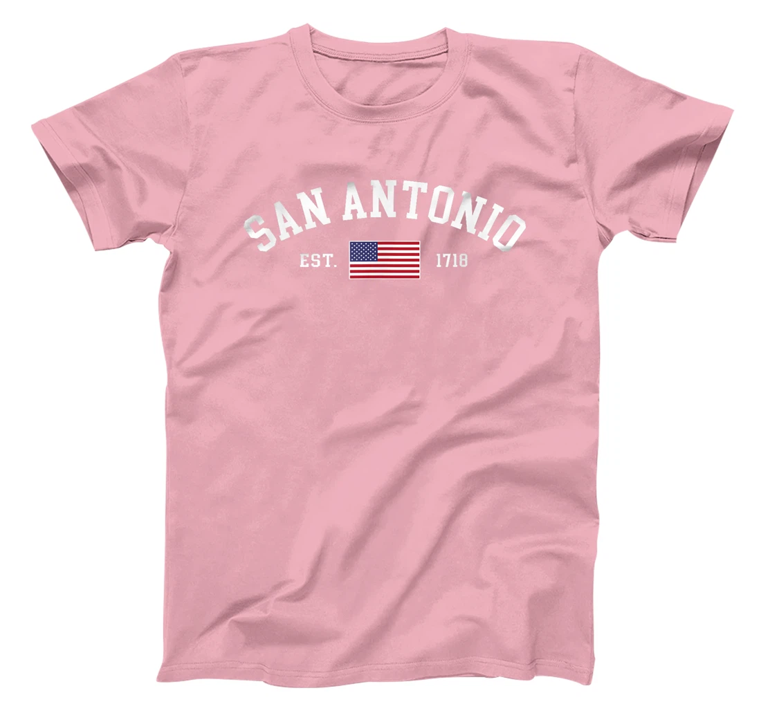 San Antonio Texas July 4th US Flag Patriotic Mens Womens T-Shirt