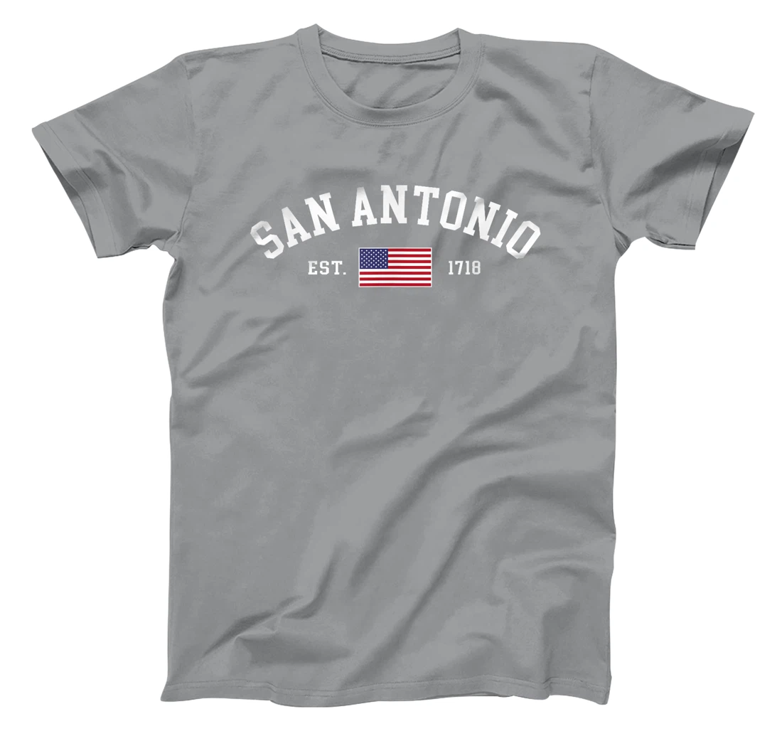 San Antonio Texas July 4th US Flag Patriotic Mens Womens T-Shirt