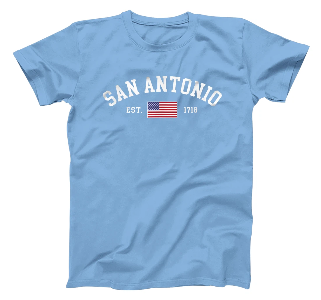 San Antonio Texas July 4th US Flag Patriotic Mens Womens T-Shirt