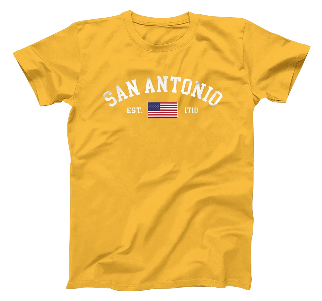 San Antonio Texas July 4th US Flag Patriotic Mens Womens T-Shirt