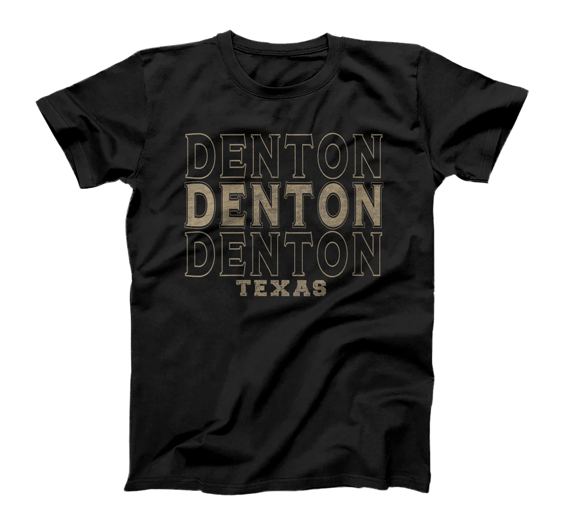 Womens Vintage Denton Texas T-Shirt