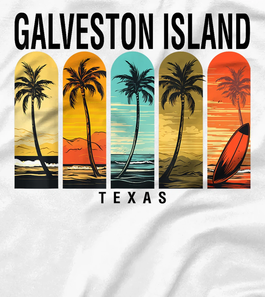 Womens Galveston Island Beach Texas Men Beach Rider Women T-Shirt
