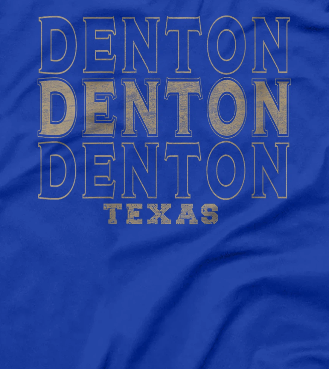 Womens Vintage Denton Texas T-Shirt