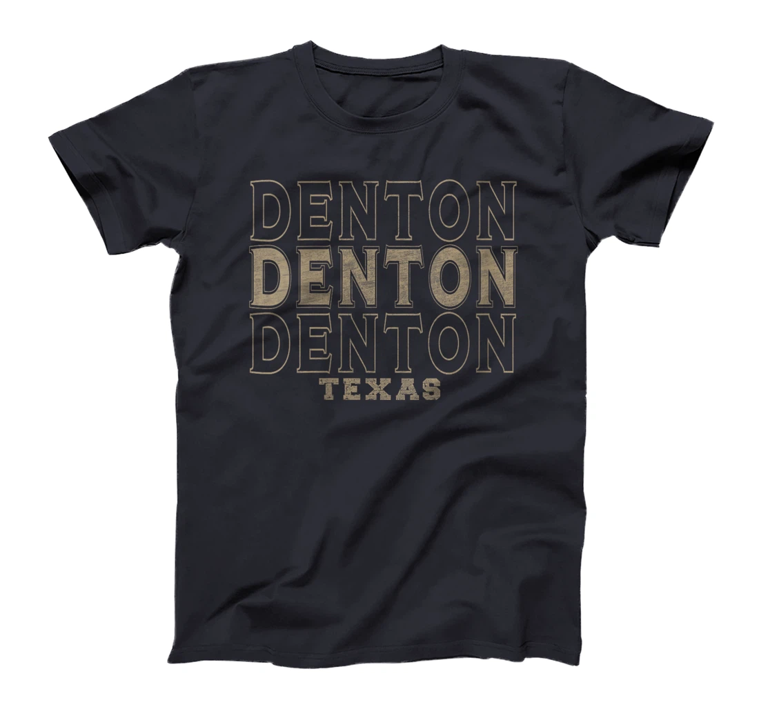 Womens Vintage Denton Texas T-Shirt