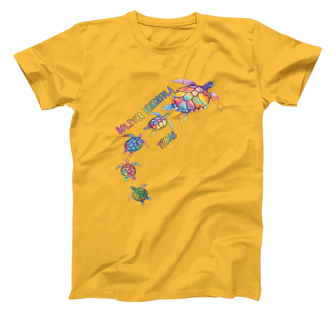 Bolivar Peninsula Texas Sea Turtle Lover Crystal Beach T-Shirt