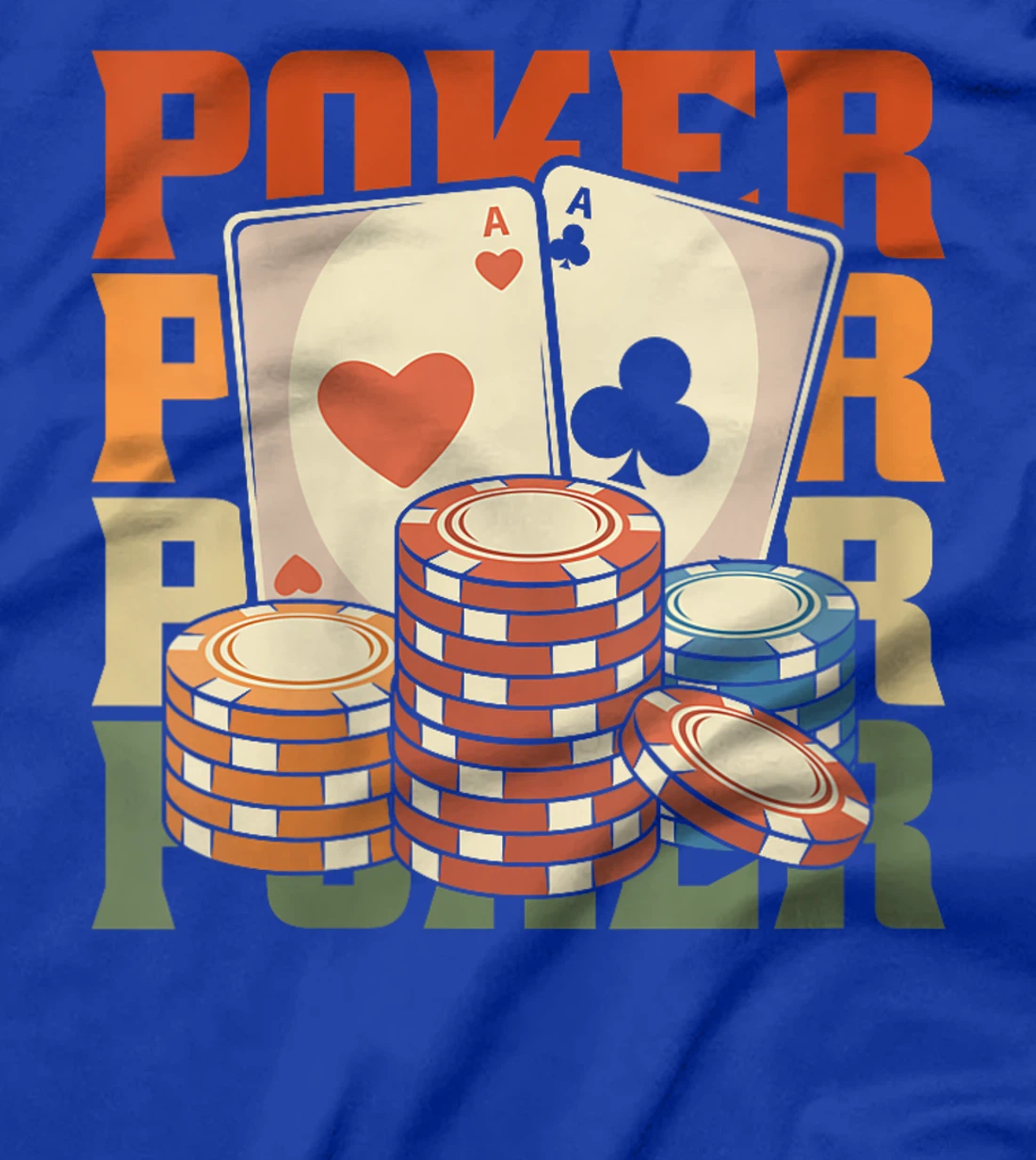 Womens Retro Poker Gambling Cards Gambler - Texas Vintage Poker T-Shirt
