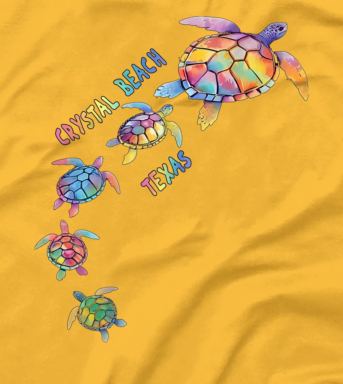 Crystal Beach Texas Sea Turtle Lover Beach CB Premium T-Shirt