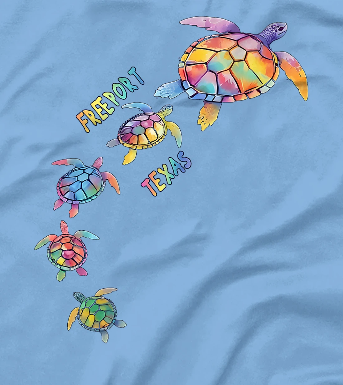 Freeport Texas Sea Turtle Lover Beach Premium T-Shirt