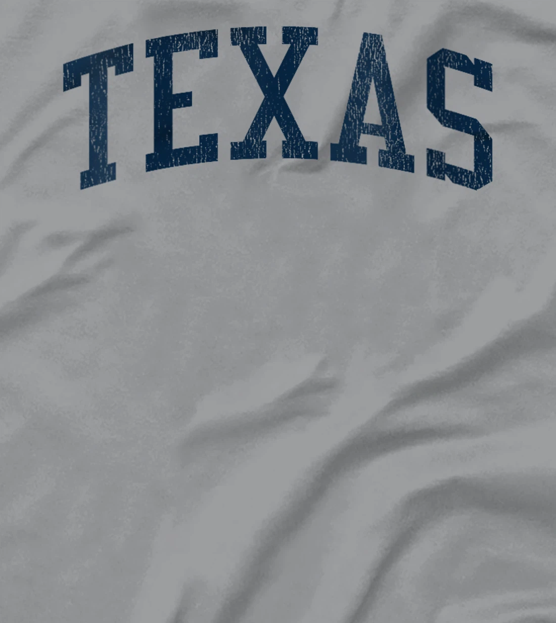 Womens Texas WI Vintage Athletic Sports JSN2 Navy Print T-Shirt
