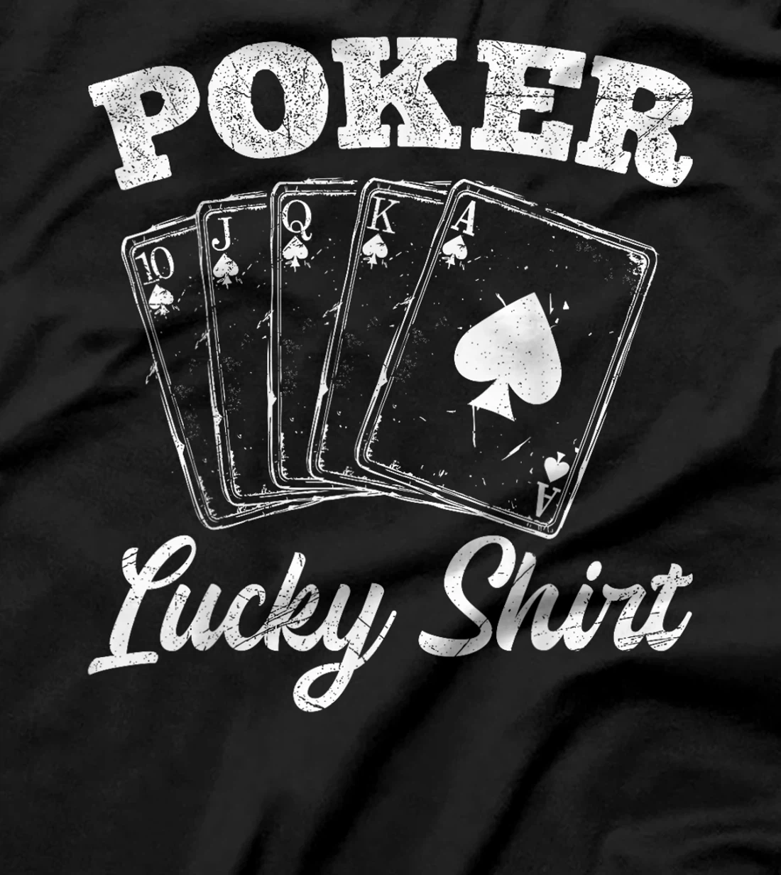 Womens Poker Player POKER LUCKY SHIRT Texas Holdem Poker Tournament T-Shirt