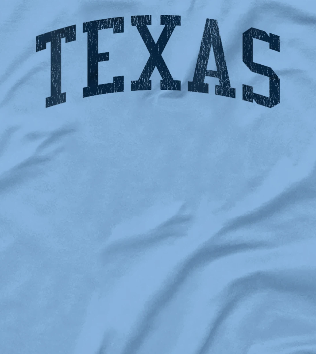 Womens Texas WI Vintage Athletic Sports JSN2 Navy Print T-Shirt