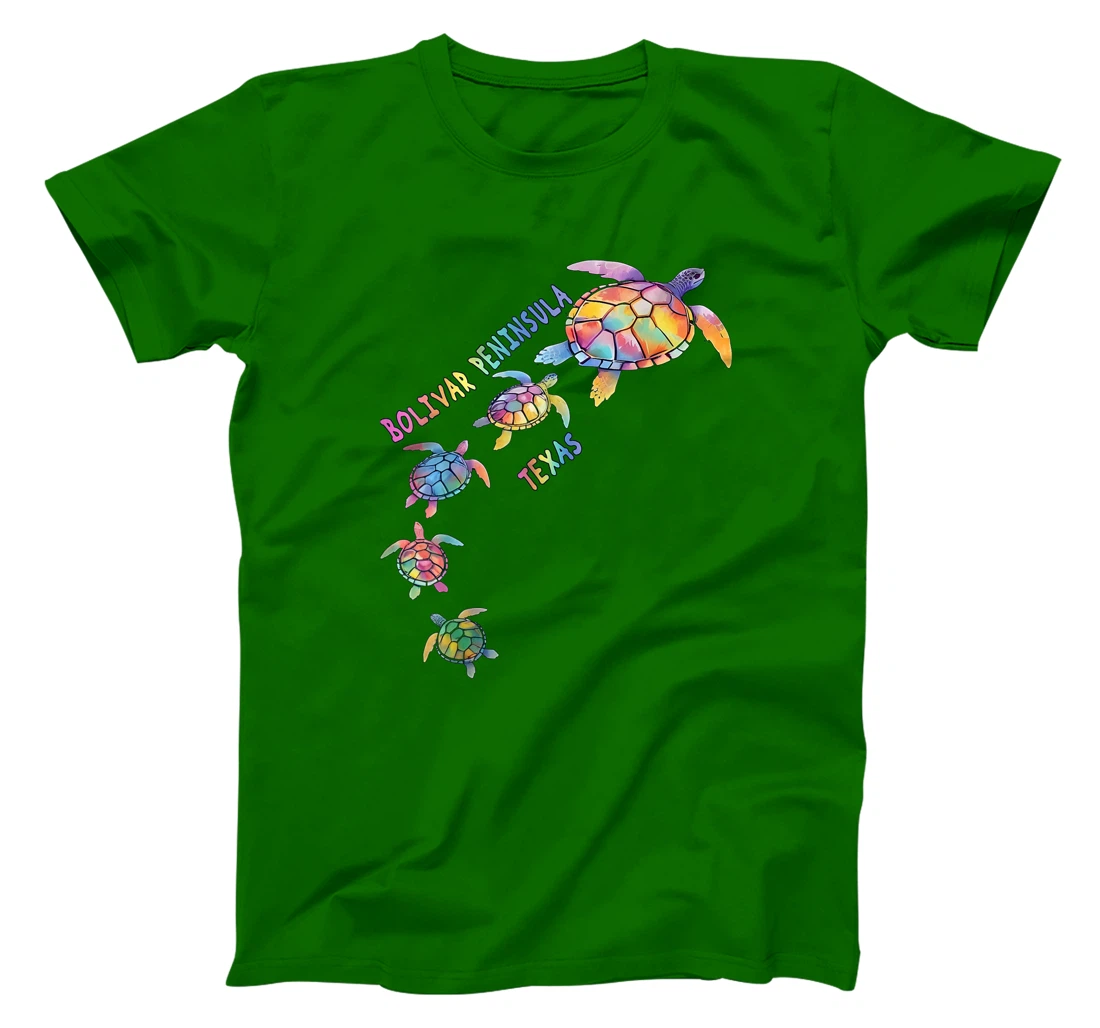 Bolivar Peninsula Texas Sea Turtle Lover Crystal Beach T-Shirt